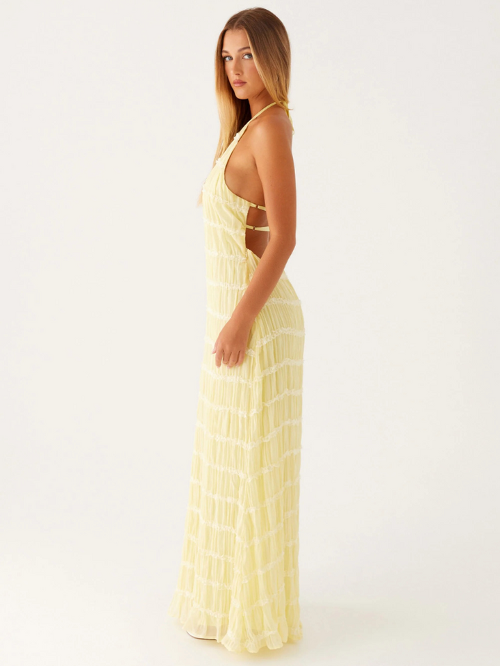 Alouette™ | Graceful Open-Back Dress