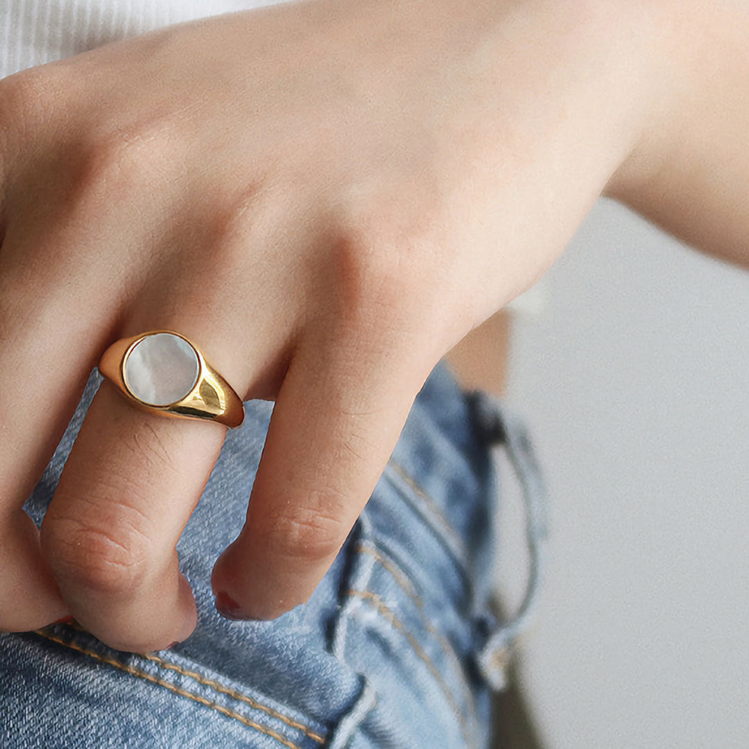 Marianne™ | Mother-of-Pearl Ring