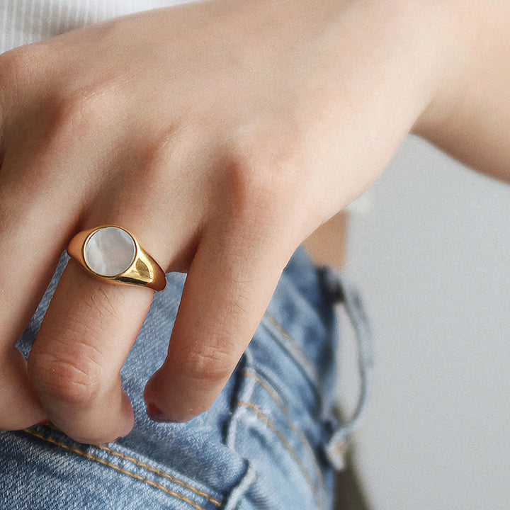 Marianne™ | Mother-of-Pearl Ring