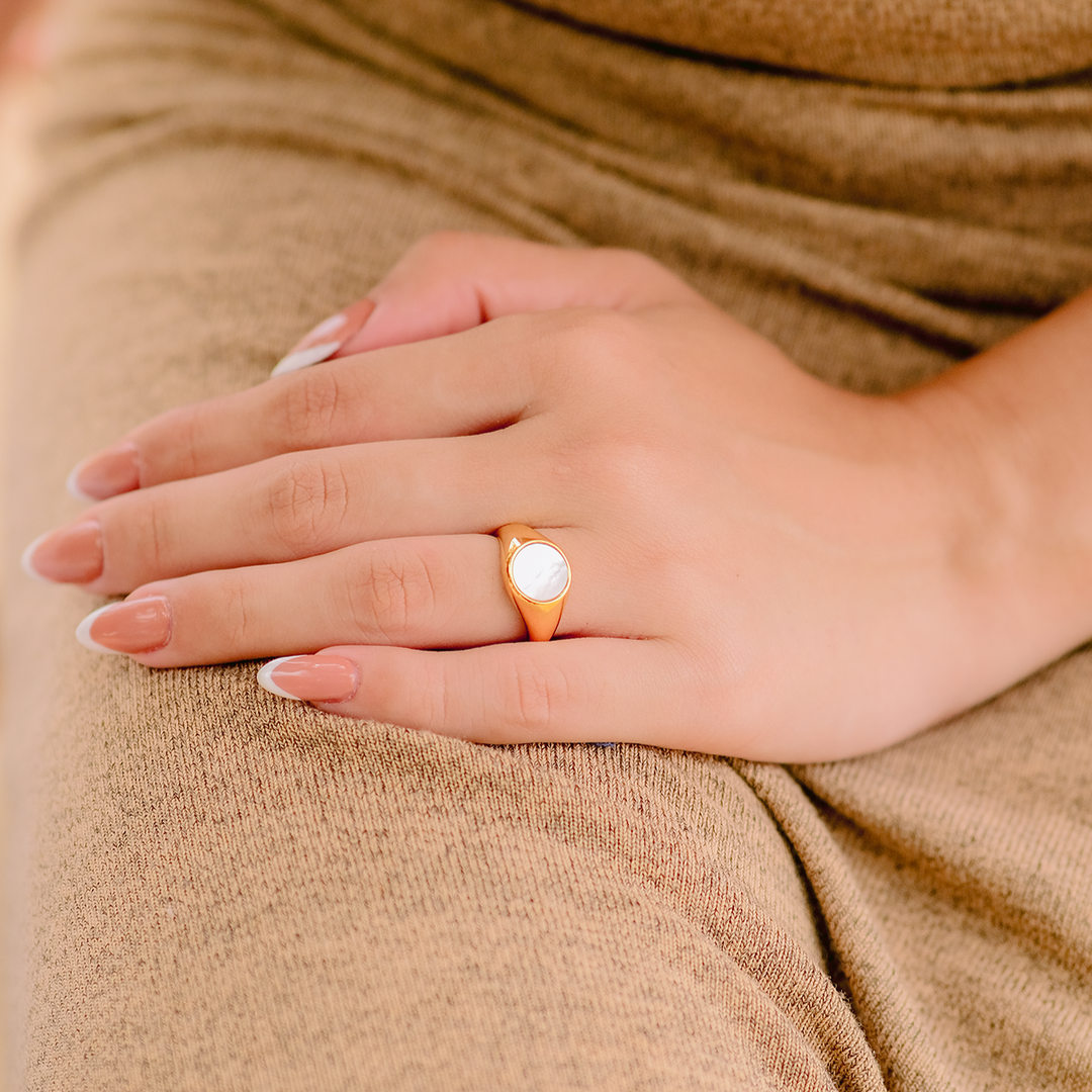 Marianne™ | Mother-of-Pearl Ring