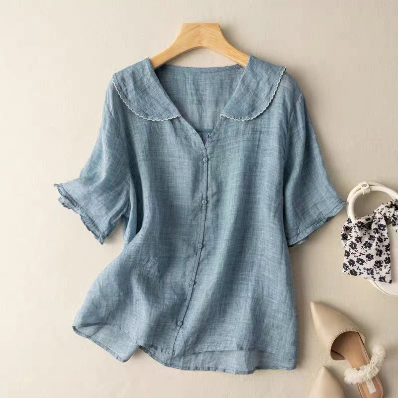Adele™  | Airy Linen Blouse