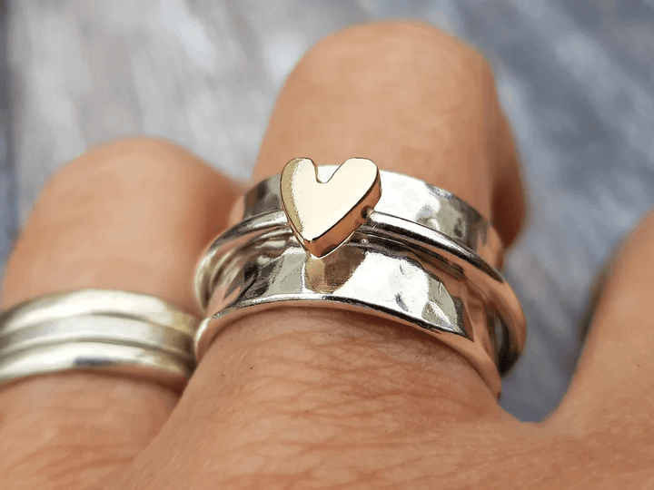 Ismara™ | Silver Heart Ring