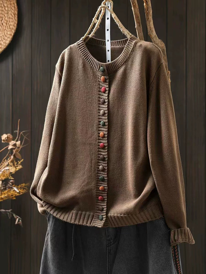 Mireille™ | Playful Button Cardigan