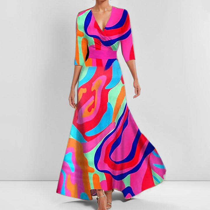 Isabella™  | Timeless Elegance Floral Dress
