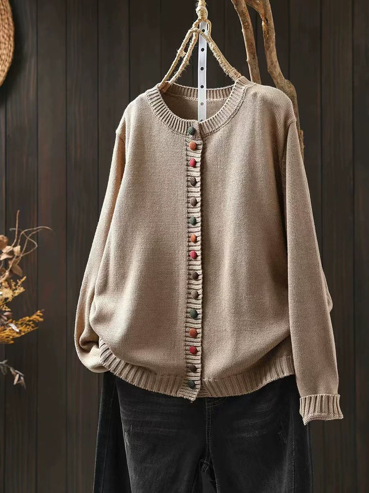 Mireille™ | Playful Button Cardigan