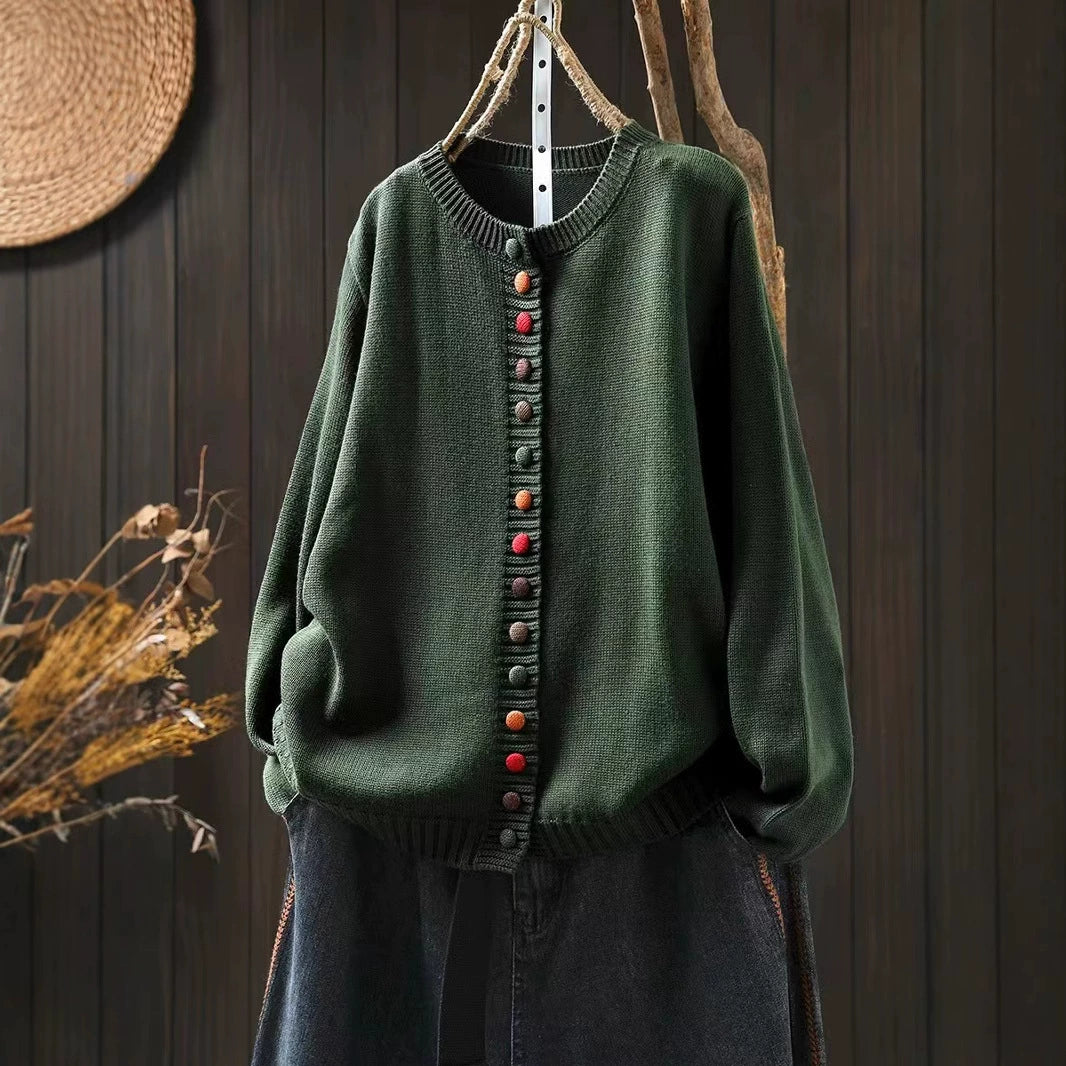 Mireille™ | Playful Button Cardigan