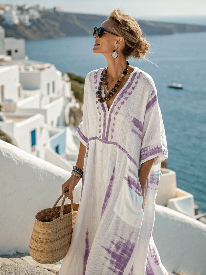 Shiraz | Elegant Cotton-Linen Dress