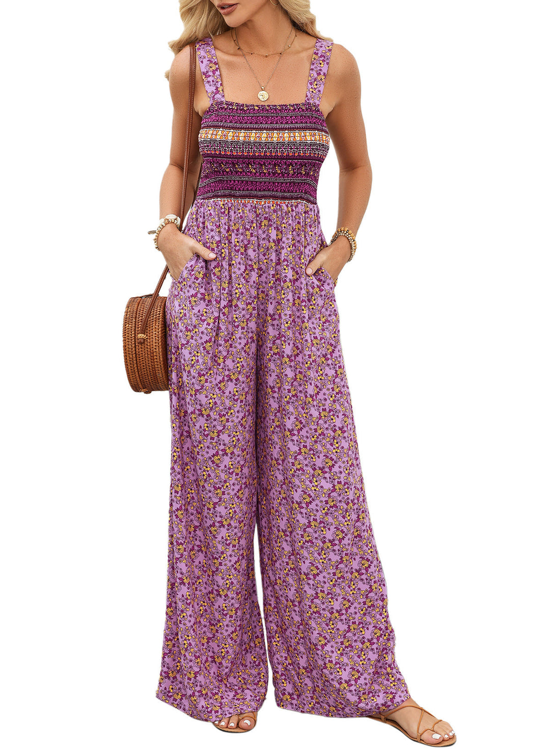 Liora™ | Boho‑Chic Flow Jumpsuit