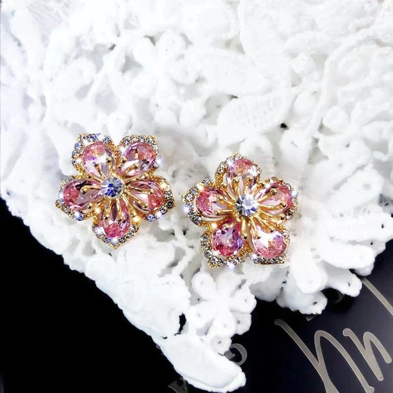 Virelle™ | Luminous Petal Studs