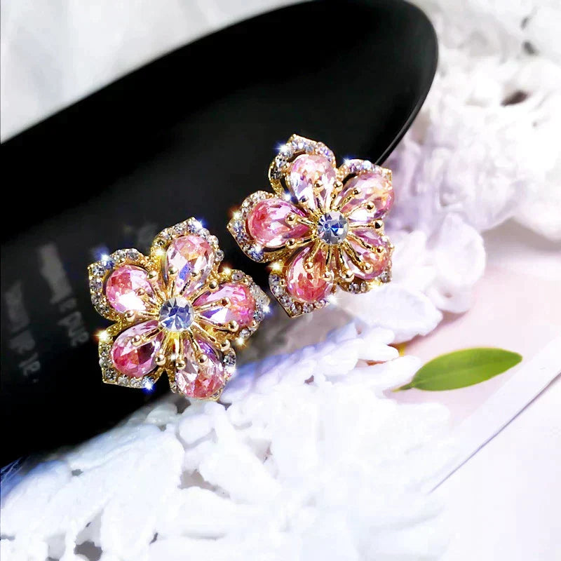 Virelle™ | Luminous Petal Studs