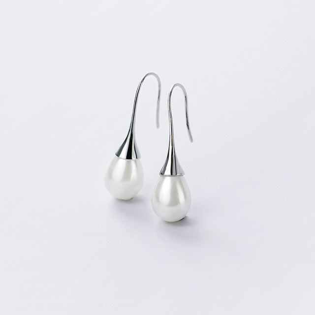 Élise™ | Pearl Drop Earrings