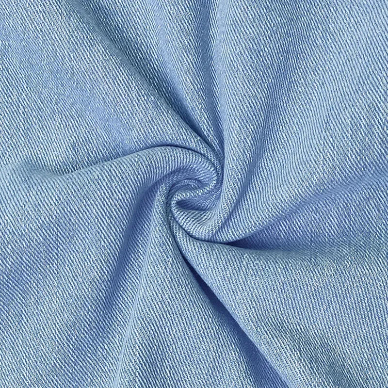 Camille™ | Light‑Denim Summer Dress