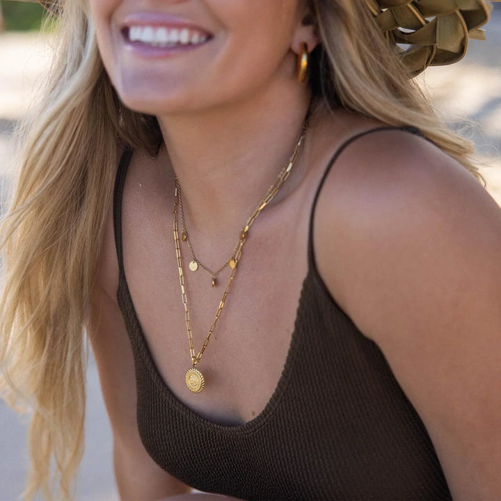 Leah™ | Golden Coin Necklace