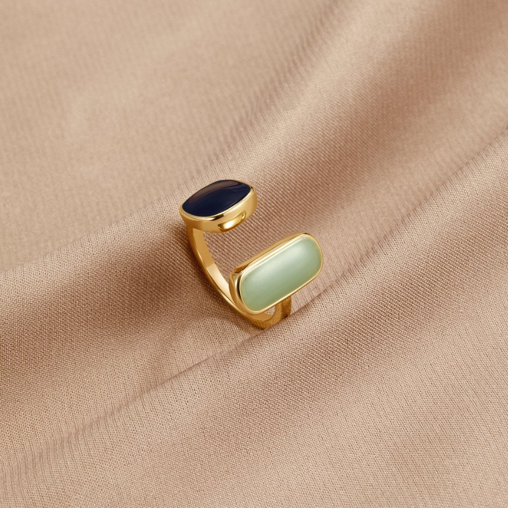 Elvaya™ | Dual Stone Ring