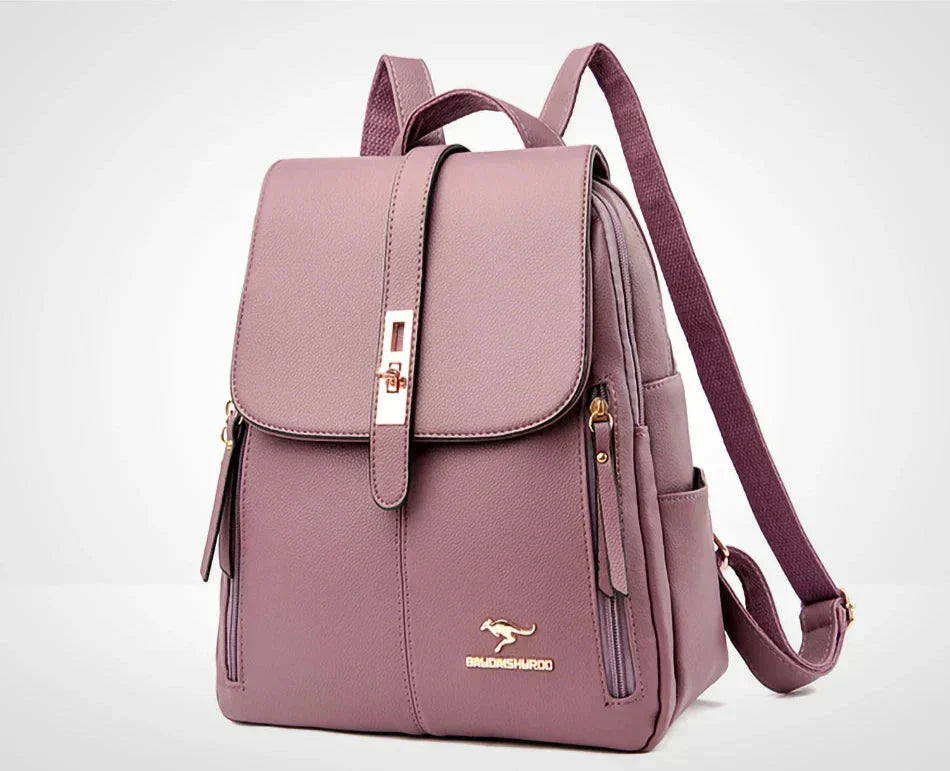 Alisa™ | Elegant Leather Backpack