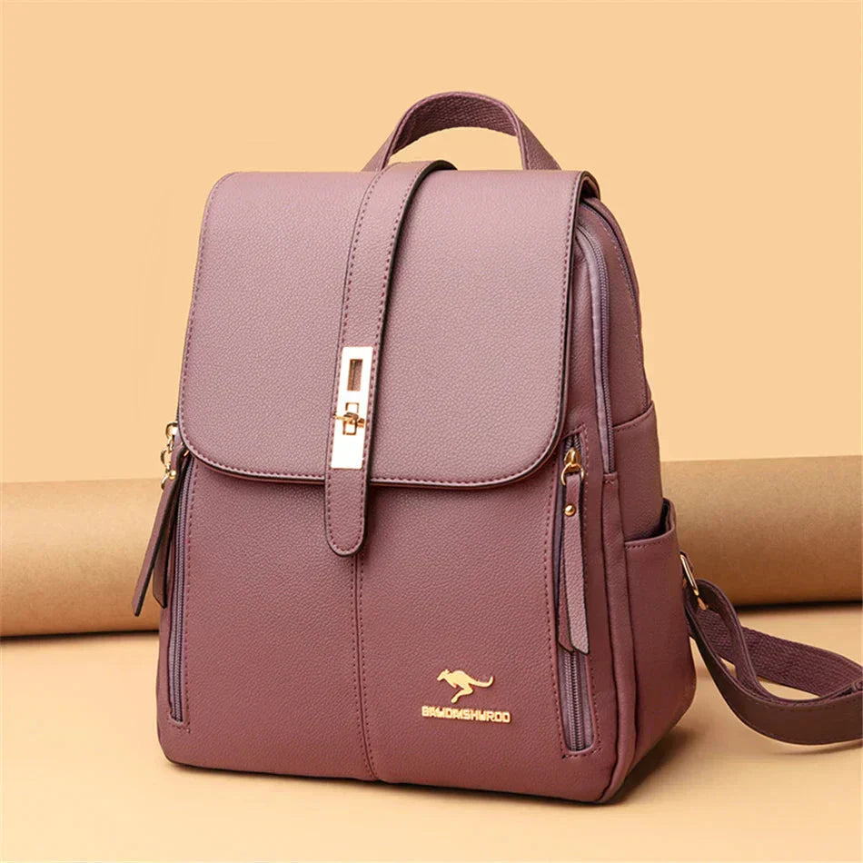 Alisa™ | Elegant Leather Backpack