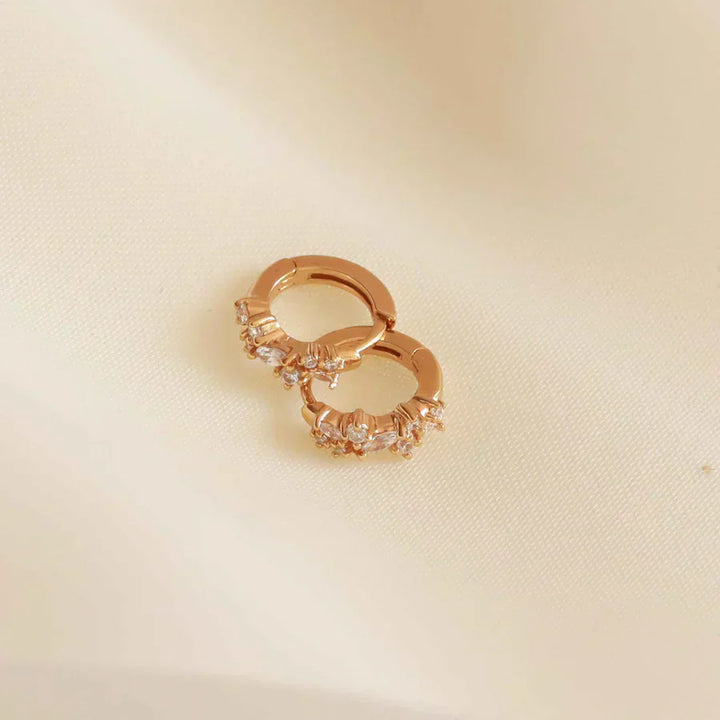 Elodie™ | Crystal Cluster Hoops