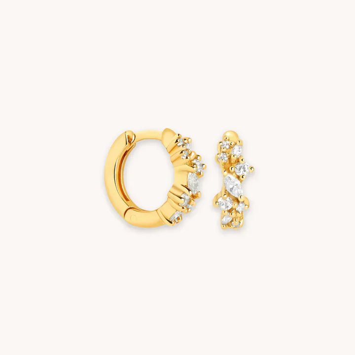 Elodie™ | Crystal Cluster Hoops