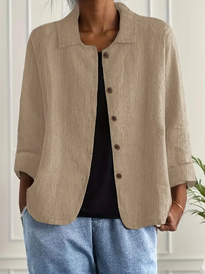Elara™ – Modern Relaxed Blouse