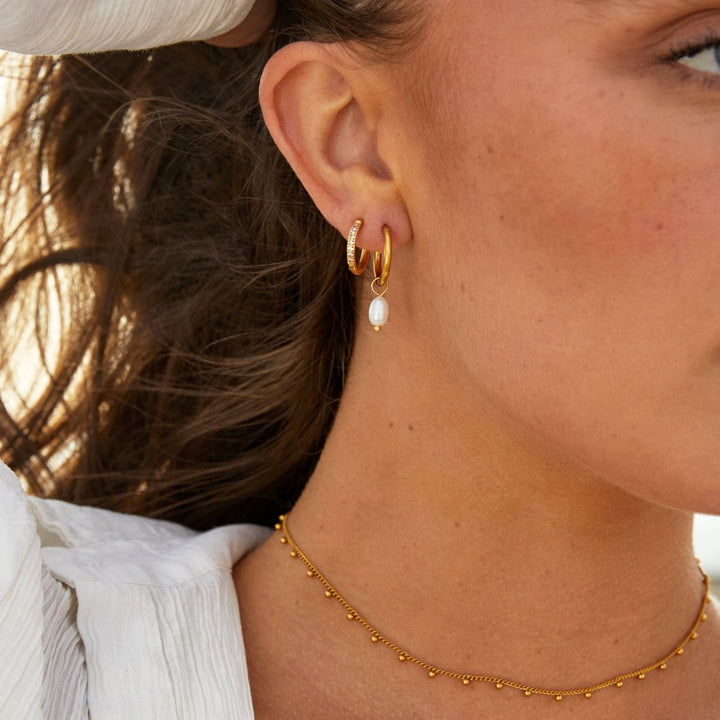 Meliora™ | Luxe Stone Hoops