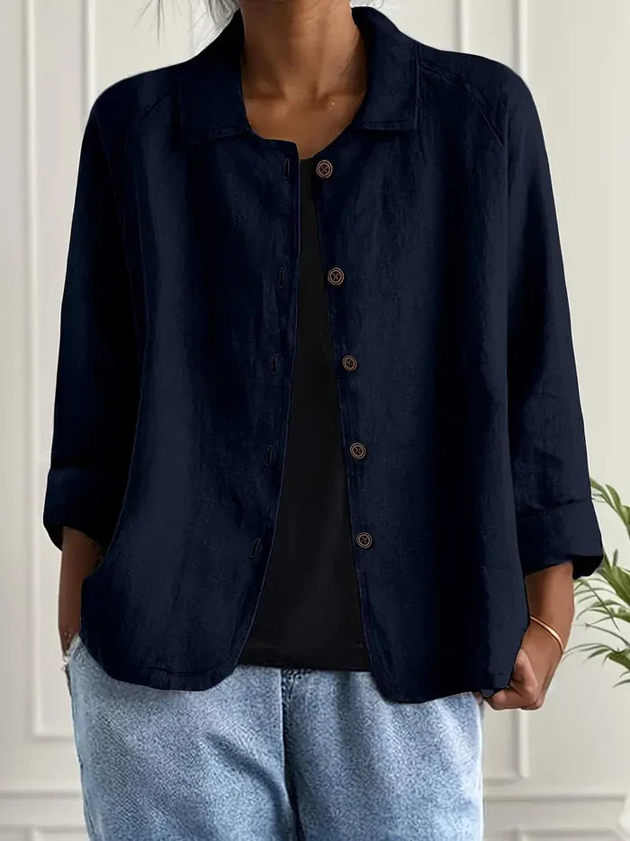 Elara™ – Modern Relaxed Blouse