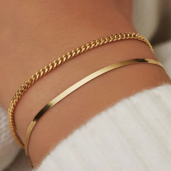 Jasmine™ | Gold Snake Bracelet
