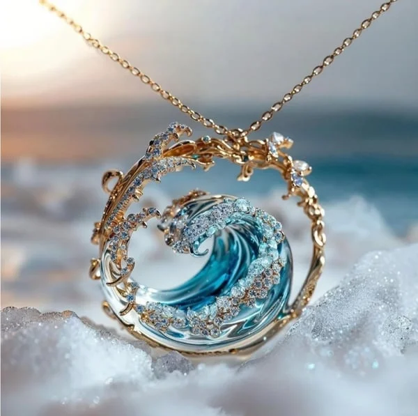 Nerielle™ | Ocean Wave Necklace