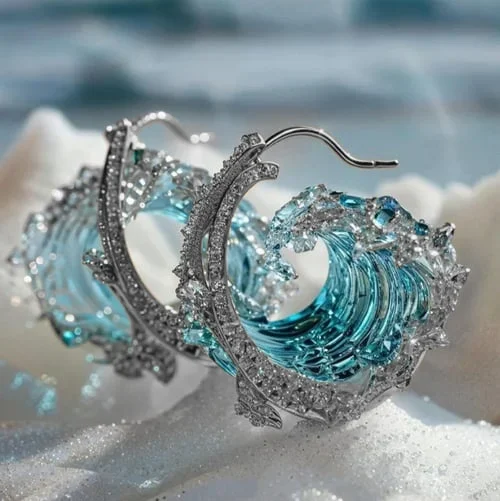 Aliona™ | Ocean Mist Hoops