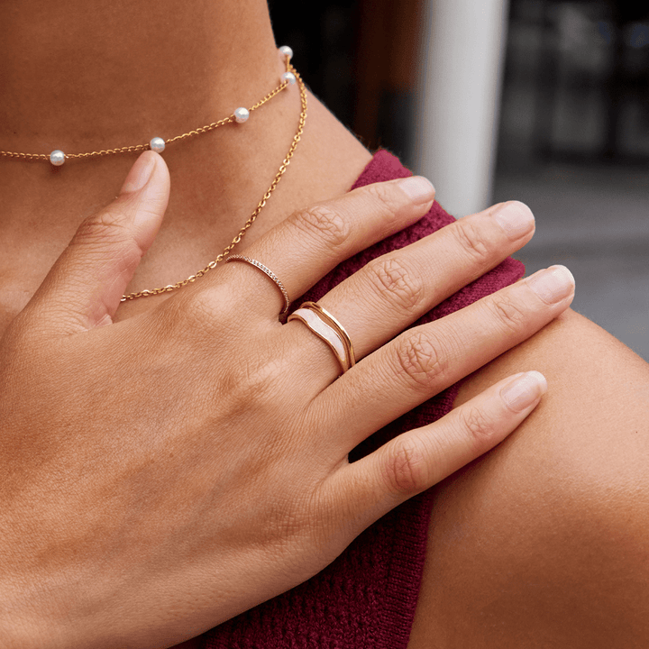 Cyranelle™ | Layered Gold Ring