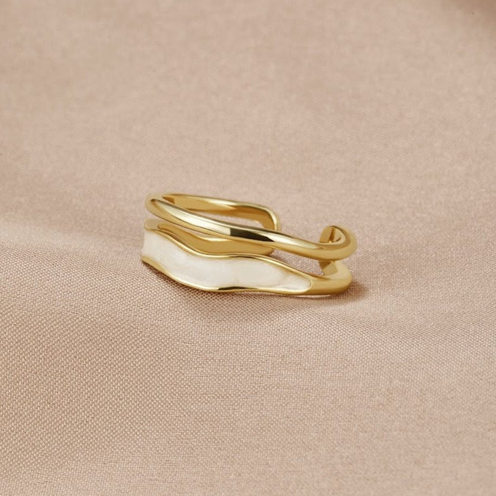 Cyranelle™ | Layered Gold Ring