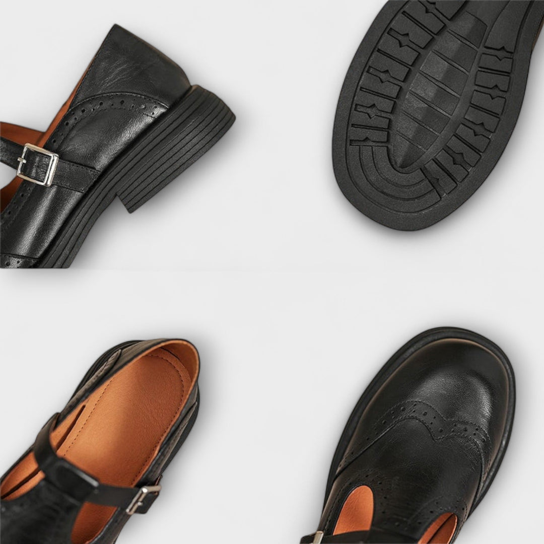 Mina - Elegant Leather Mary Janes