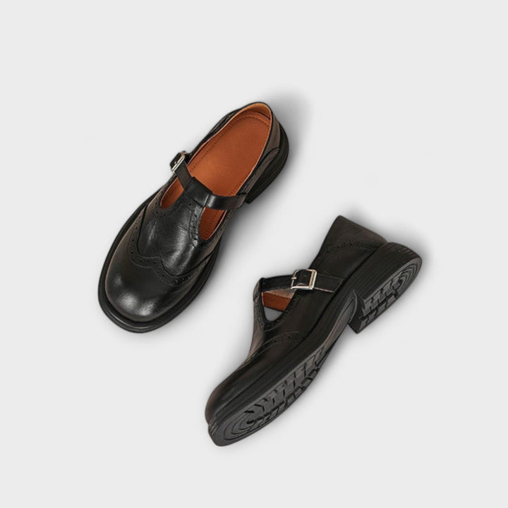 Mina - Elegant Leather Mary Janes