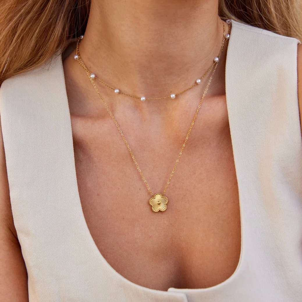 Calira™ | Elegant Pearl Strand