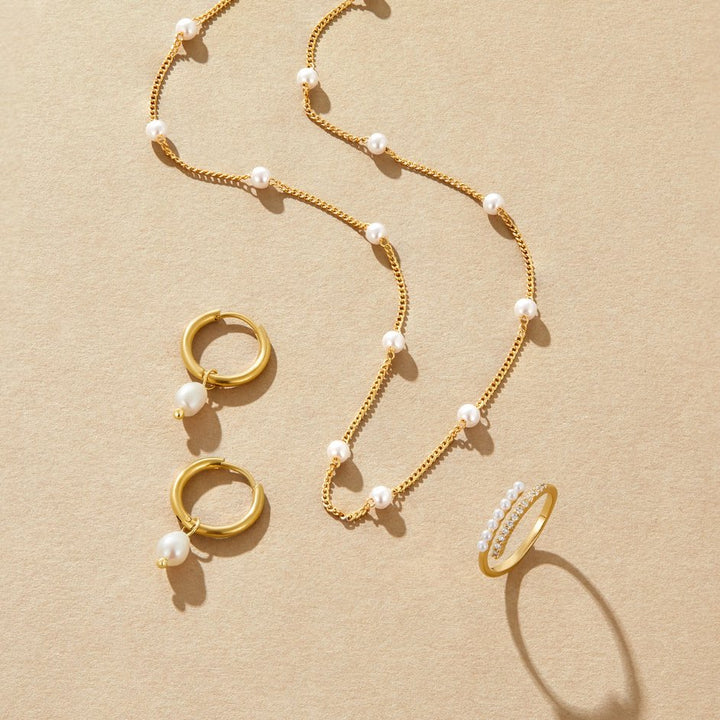 Calira™ | Elegant Pearl Strand