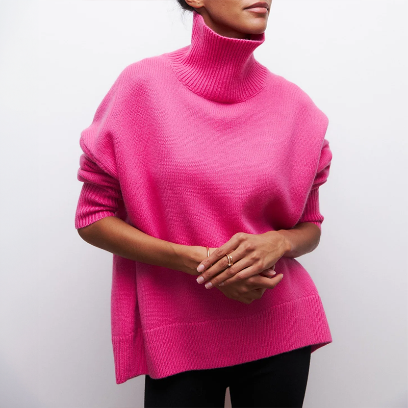 Zyora | Eleganter Strick-Dolcevita-Pullover
