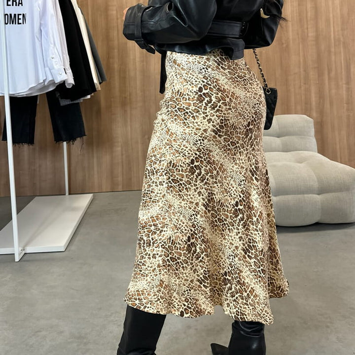Nina | Trendy Animal Print Skirt
